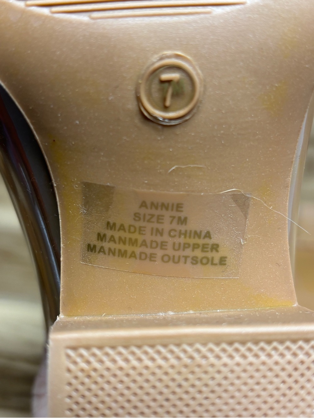 cowboy rain boots from Beach by Matisse a glossy finish and a pointed toe size 7 - Picture 5 of 5